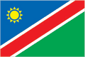 flag of NAMIBIA